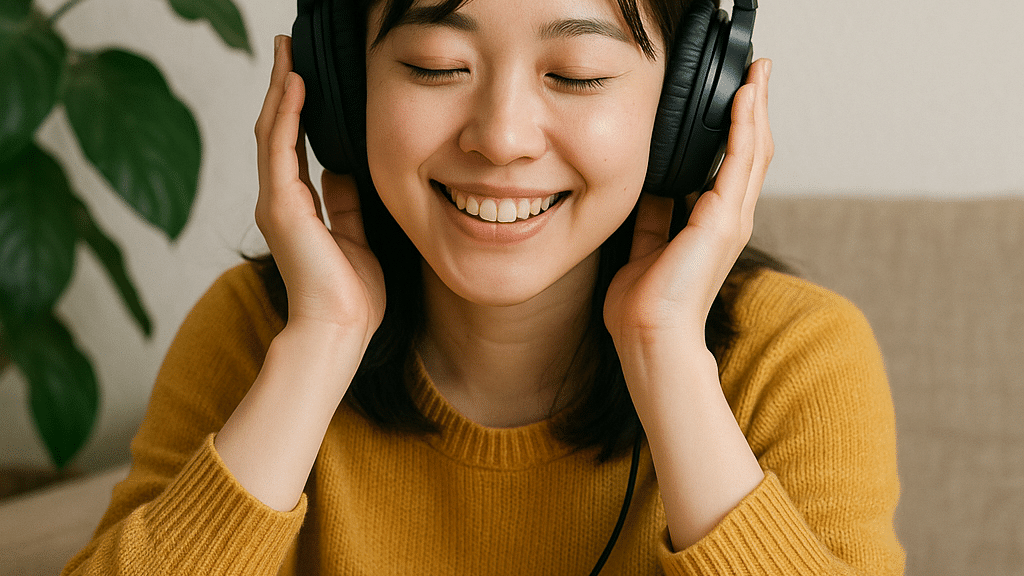 電車通勤でリラックス!簡単習慣 12 音楽やポッドキャストを楽しむ