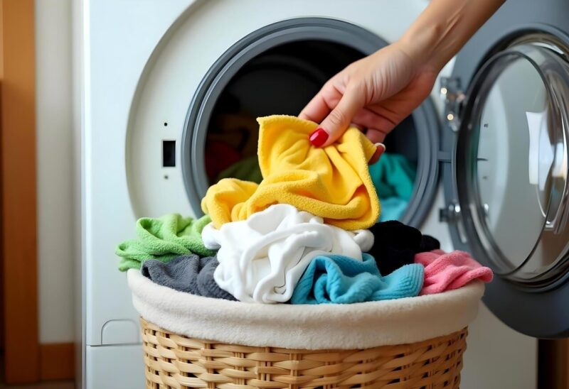 washing machine, household appliances, washing, cleaning, device, clothes, technique, cleanliness, ai generated