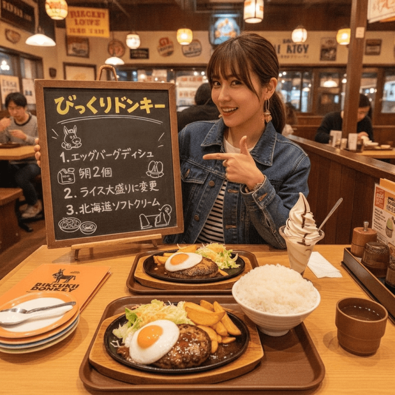 びっくりドンキーの裏技
