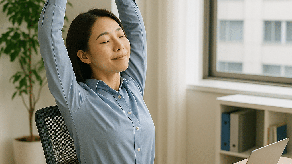オフィスでできるストレッチ