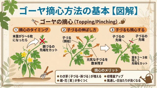 家庭菜園 ゴーヤ