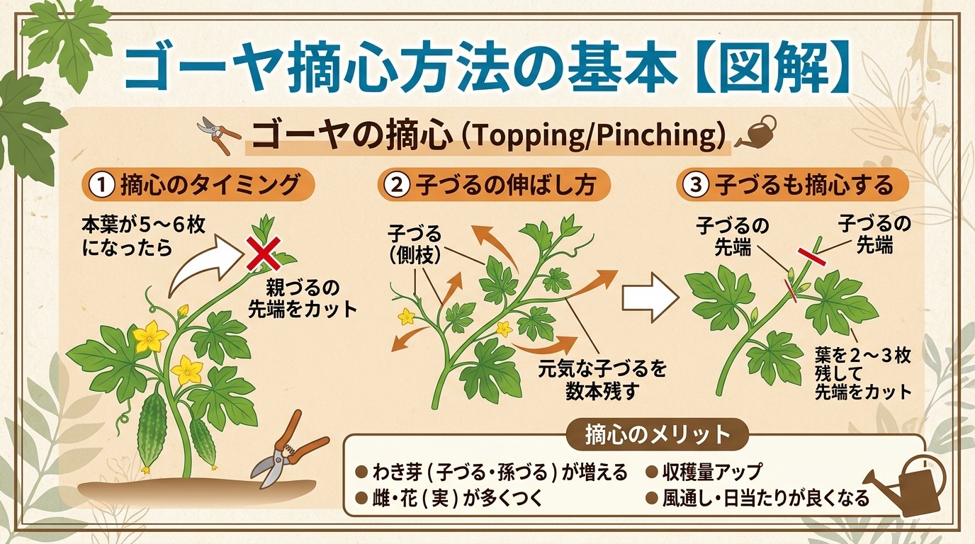 ゴーヤ - Illustrated guide for basic